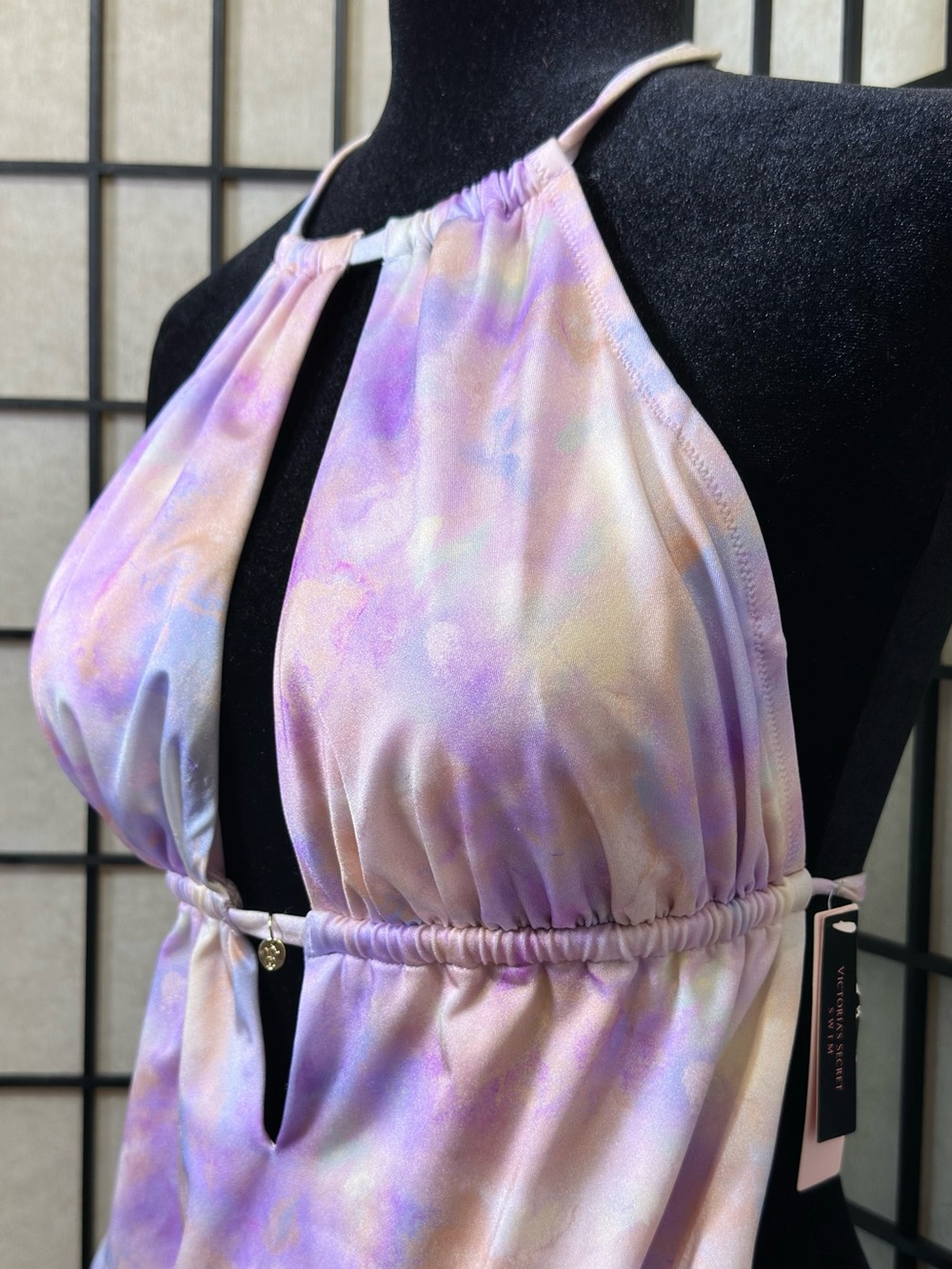 VICTORIA’S SECRET Pastel Tie-Dye Halter One-Piece - Picture 4 of 10